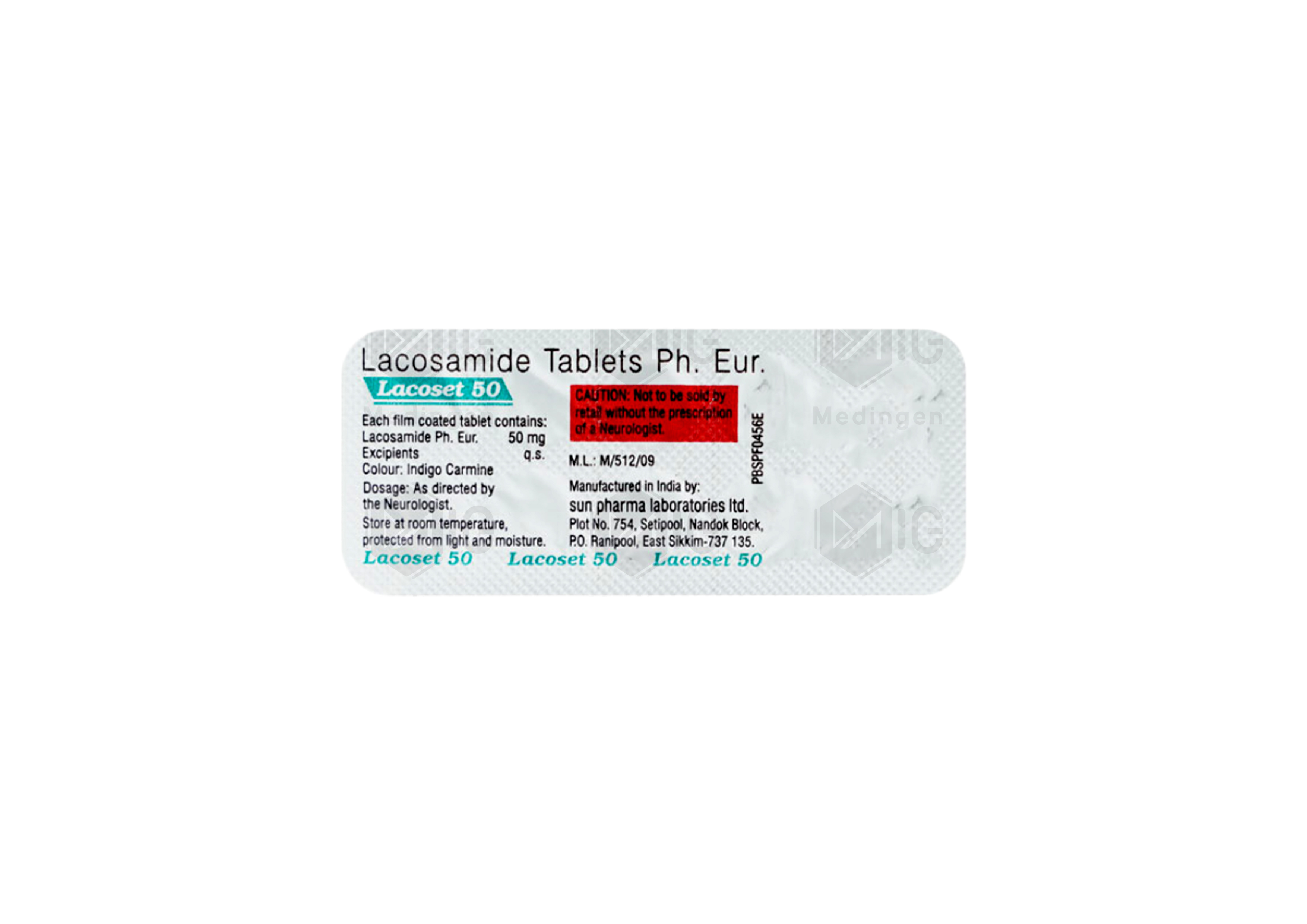 LACOSET 50MG